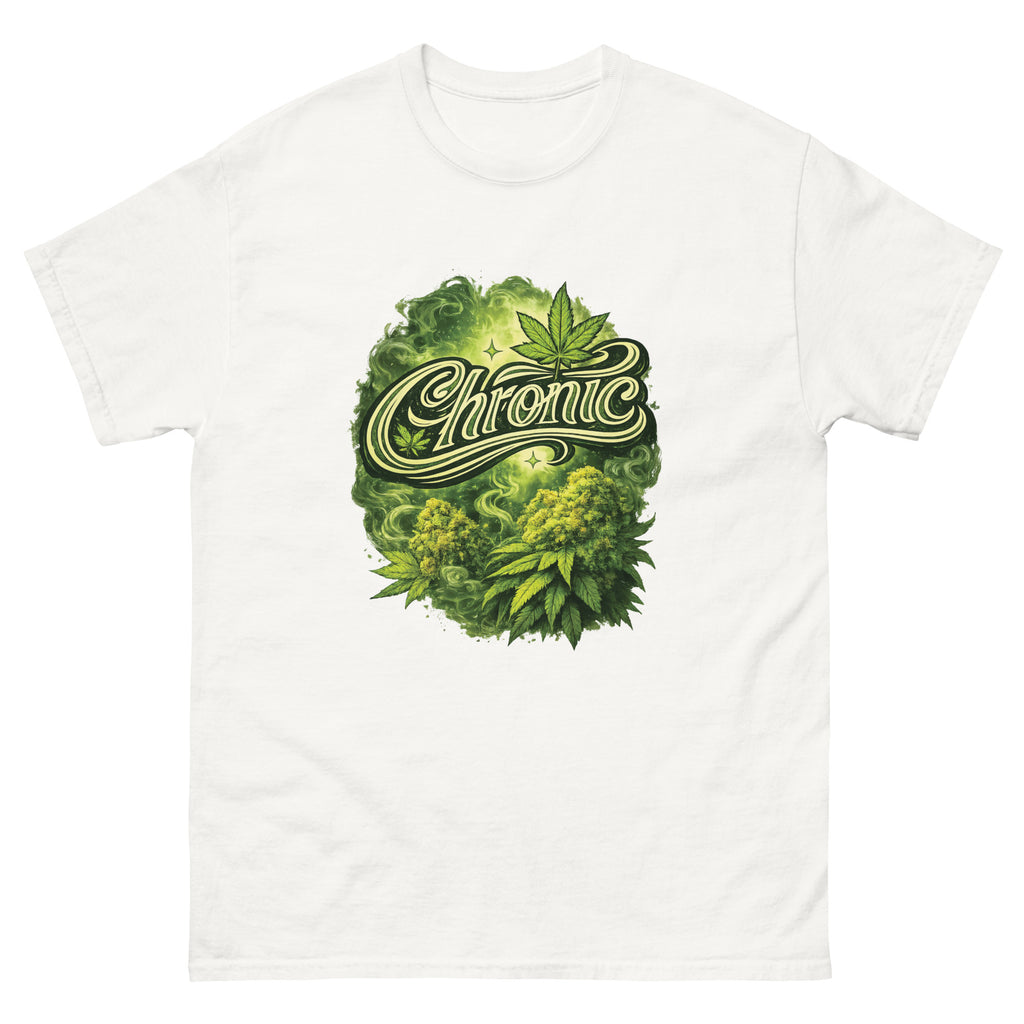 Chronic cannabis-inspired graphic tee featuring bold 420 streetwear artwork