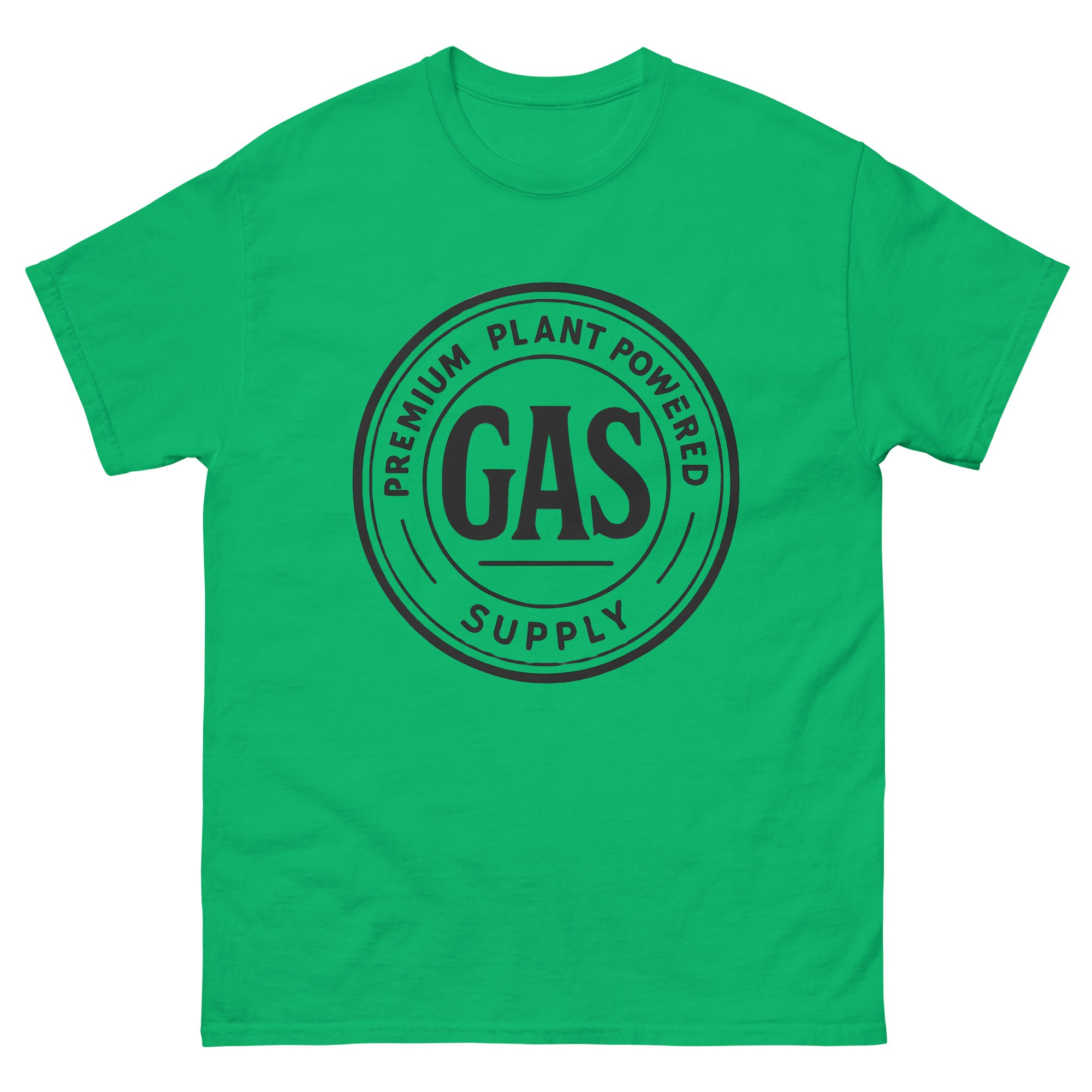 cannabis inspired graphic tee with bold streetwear design green tee