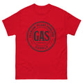 cannabis inspired graphic tee with bold streetwear design red tee