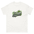 LOUD cannabis-inspired graphic tee featuring bold 420 streetwear artwork
