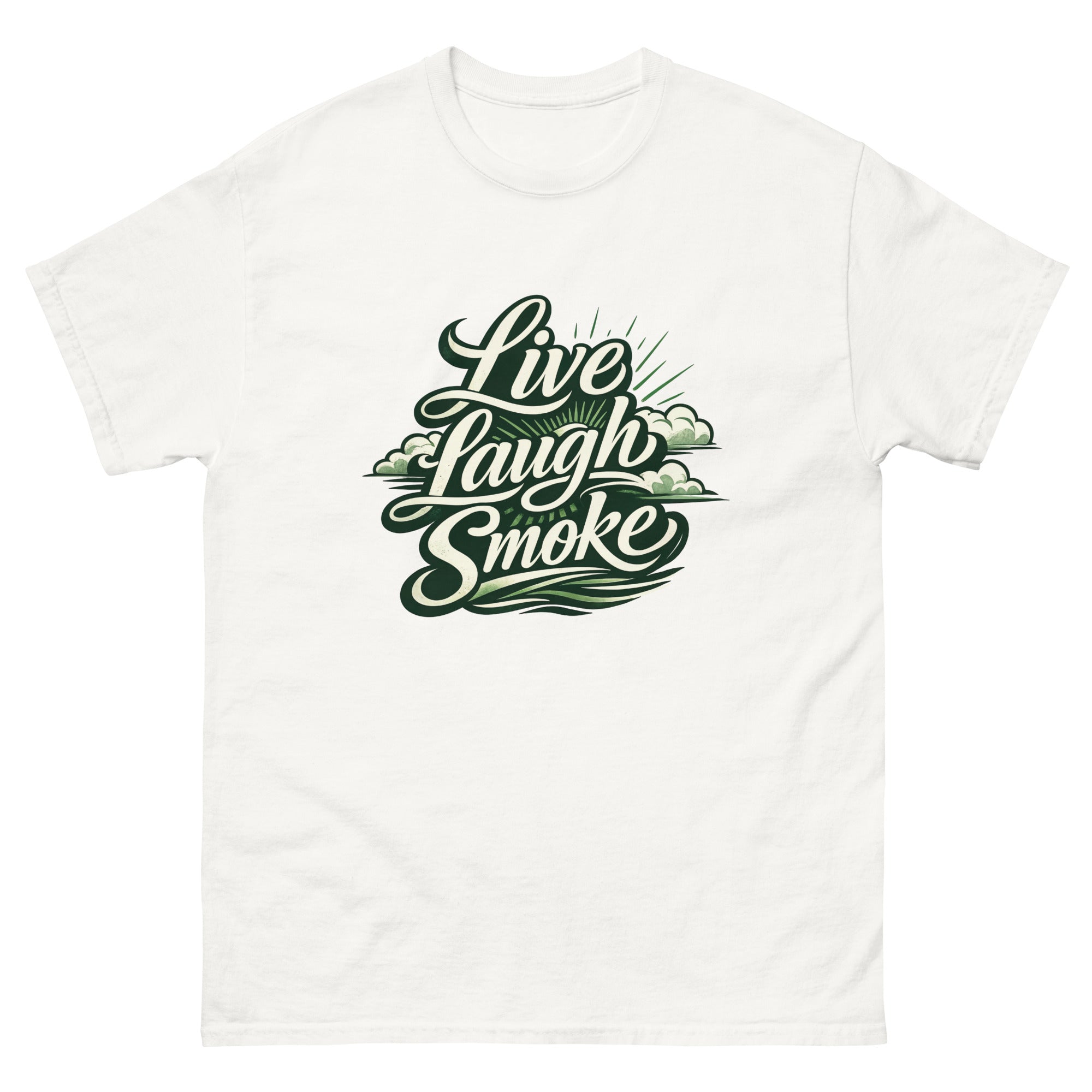 Live, Laugh, Smoke – Cannabis-Inspired 420 Streetwear Tee