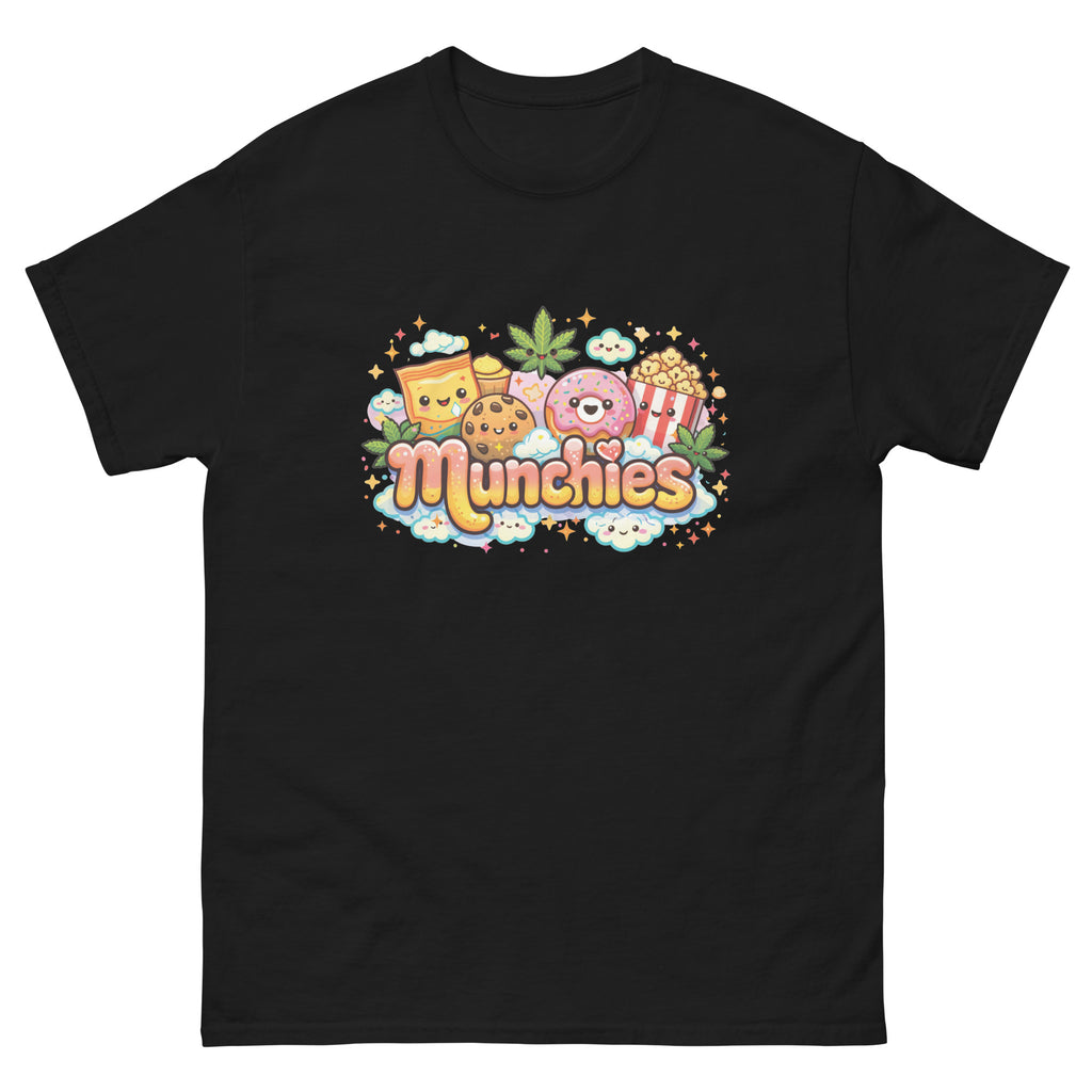 Munchies cannabis-inspired graphic tee featuring bold 420 streetwear artwork
