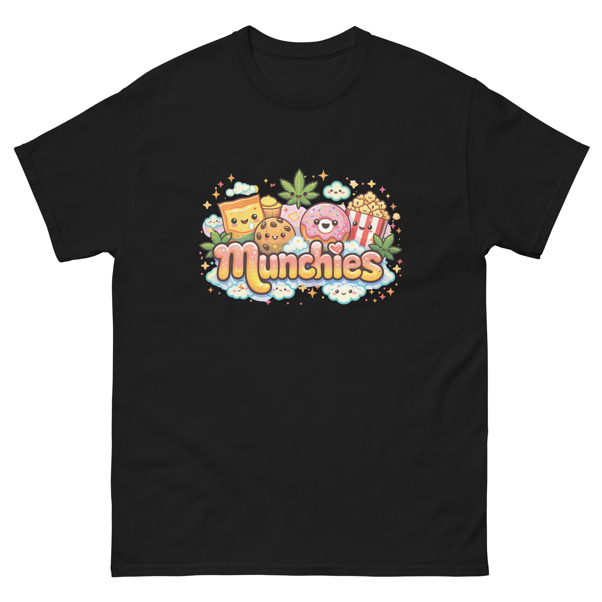 Munchies cannabis-inspired graphic tee featuring bold 420 streetwear artwork