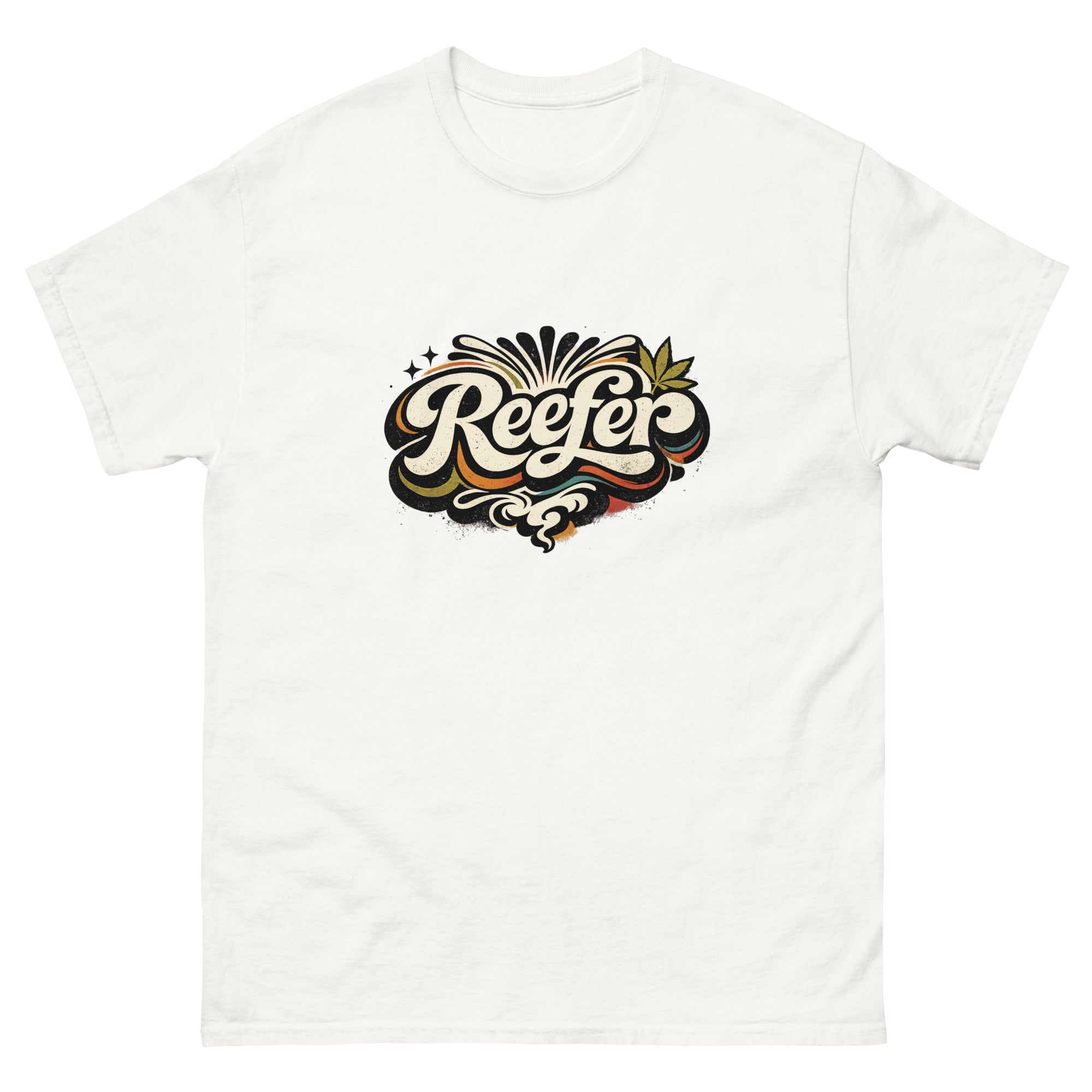 Reefer cannabis-inspired graphic tee featuring bold 420 streetwear artwork