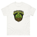 Root of All Happiness cannabis-inspired graphic tee featuring bold 420 streetwear artwork