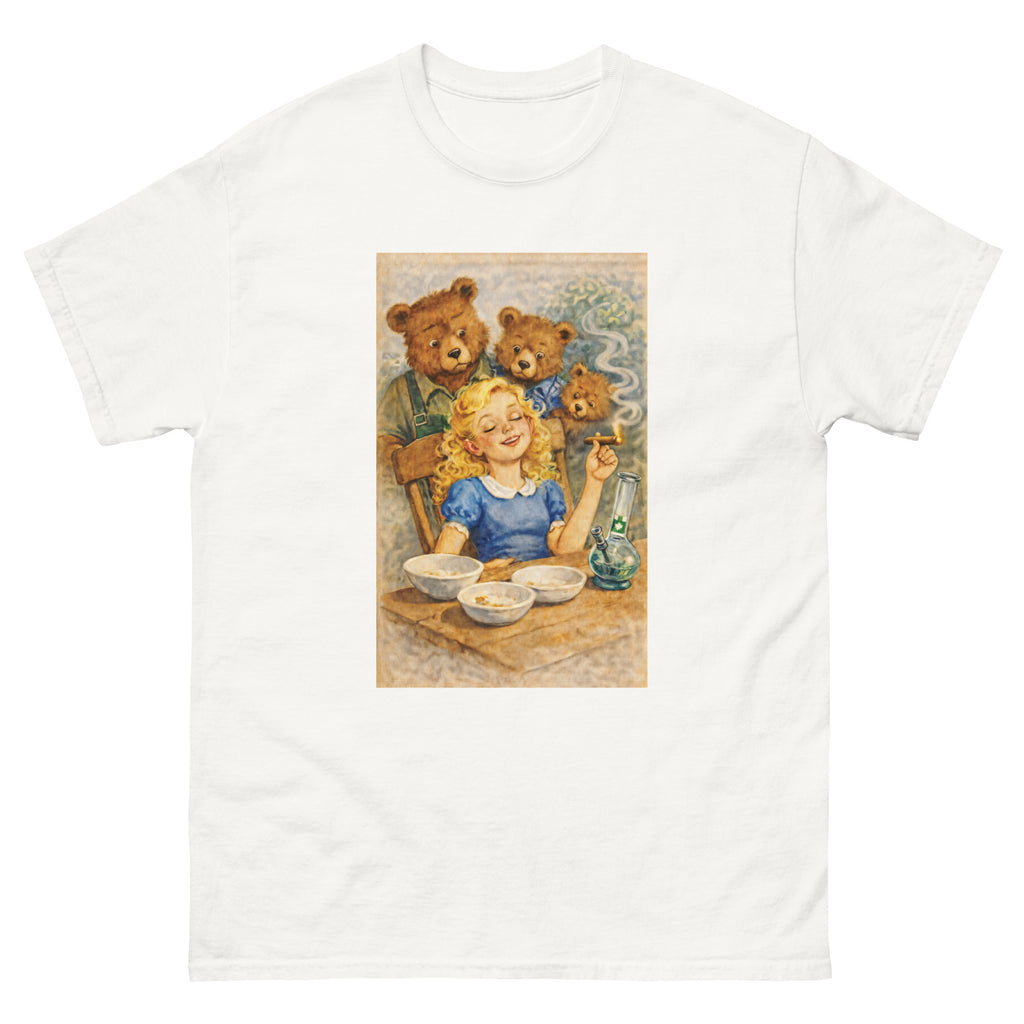 Three Bowls – Cannabis-Inspired 420 Parody Graphic Tee